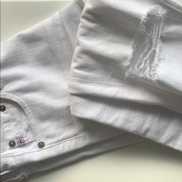 Isabelle Ripped High Waist Ankle Straight Jeans - Picture 9 of 12